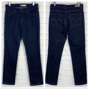 Levi’s Mid Rise Skinny Dark Wash Slim Jeans 8M